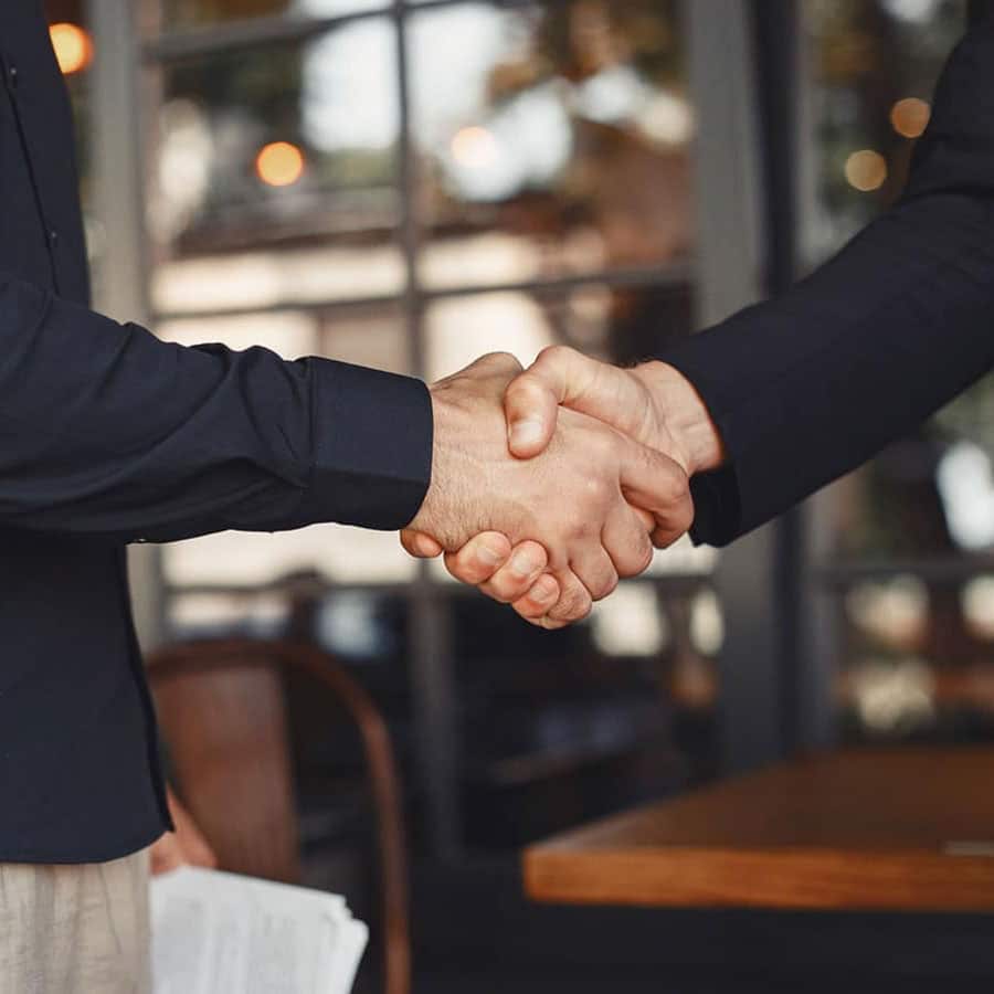 shaking hands