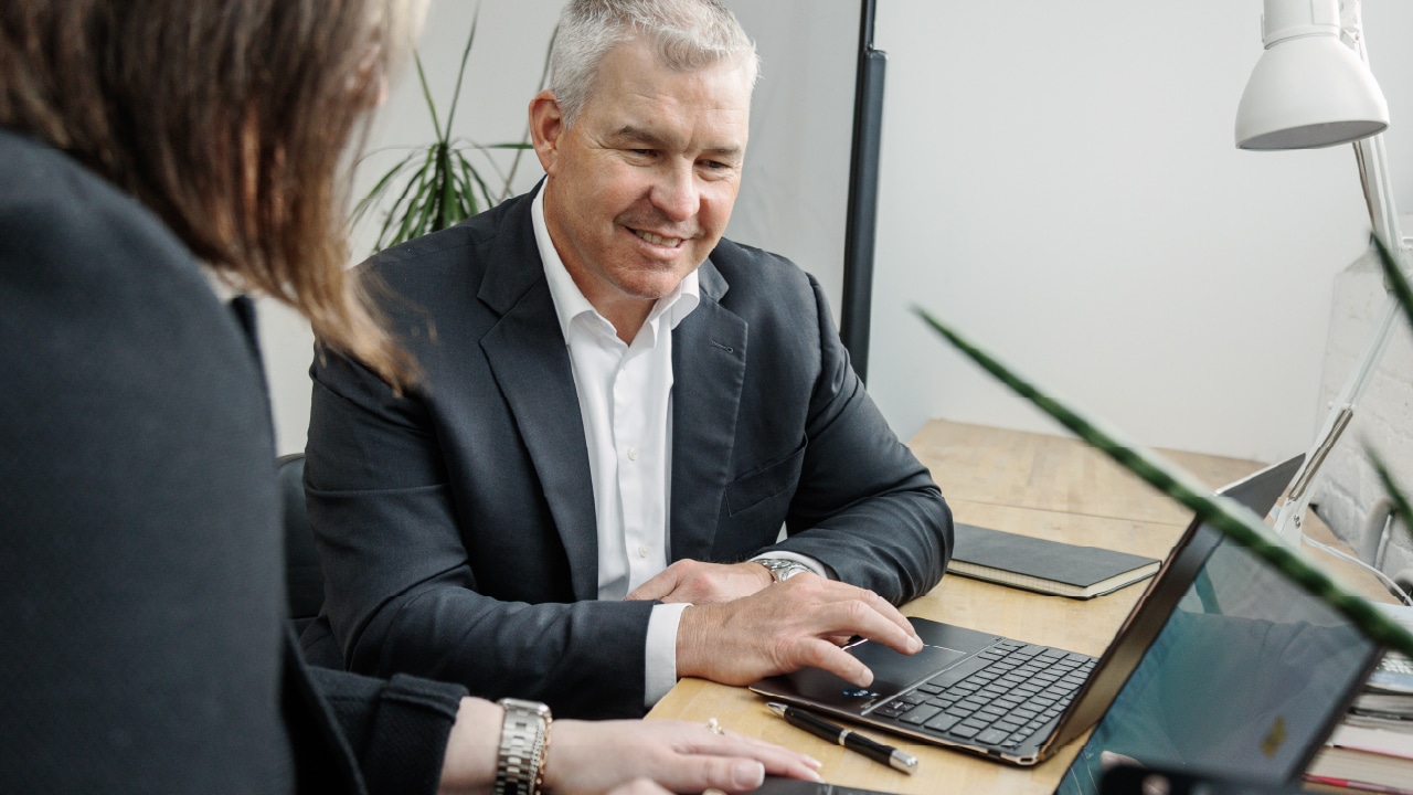 people working on a computer